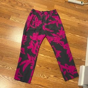 Dries Van Noten Silk Pants